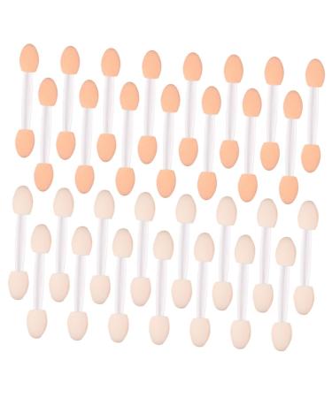 Beavorty 30pcs eyeshadow brush eyeshadow eye shadow applicator sticks eye shadow sponge