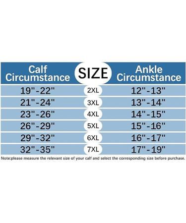 Plusock Plus Size Thigh High Compression Socks for Women - Wide Calf (2 Colors 5XL) - Buy Online on GoSupps.com