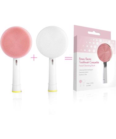 Facial Cleaning Brush Head Portable Electric Toothbrush Replacement Brush Head Face Washing Brush Head Facial Skincare Tool Suitable For All Populations milkywhite2 - Buy Online on GoSupps.com