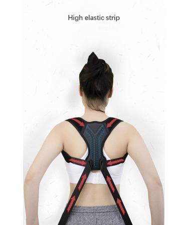 Back Brace Posture Corrector for Men & Women - Adjustable Clavicle Support Neck & Shoulder Pain Relief - Comfortable & Invisible Back Straightener - Buy Online on GoSupps.com