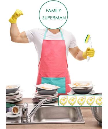Dish Wand Refills Sponge 1 Dish Wands and 7 Refill Replacement Heads Perfect for Kitchen Dishwashing and Sink Cleaning Non-Scratch and Replaceable (Green) - Buy Online on GoSupps.com