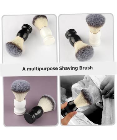 Frcolor 2-Pack Manual Shaving Brush - Eco-Friendly Facial Tool for Perfect Lather & Sustainable Shaving - Buy Online on GoSupps.com