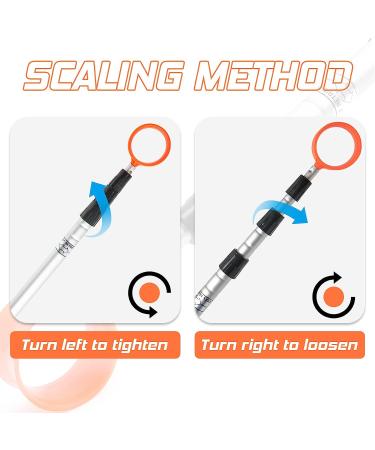 prowithlin Golf Ball Retriever  9/12/15/18ft Aluminum Alloy Golf Ball Retriever Telescopic Golf Accessories Golf Gift 12ft New handle - Buy Online on GoSupps.com