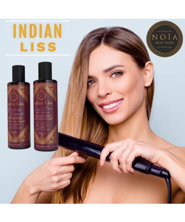 INTENSE SMOOTHING NOIA HAIR - INDIAN LISS - AMLA AMAZONIAN OILS & INDIAN GINSENG - PROTEIN GOLD - 2 X250ML FOR ONE USE - Buy Online on GoSupps.com