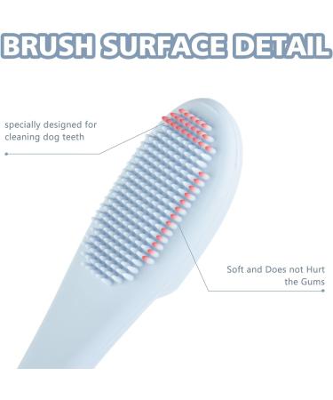 Buy Wllhyf Silicone Dog Toothbrush - 2 Pack Finger Toothbrush for Effective Dental Care in Small Medium & Large Dogs and Cats - Buy Online on GoSupps.com