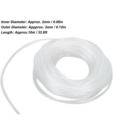 Universal 32.8 Feet Long Ear Tip & Aid Tube for Hearing Aids - 3x2mm Transparent PVC with Long Ear Hook - International Shipping Available - Buy Online on GoSupps.com