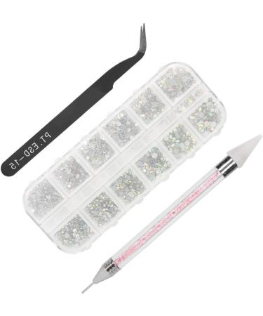 Nail Rhinestones Set Manicure Tweezers Fashionable Meet Demand Materials Manicure Store Salon Shop for Home Beauty Salon - Buy Online on GoSupps.com
