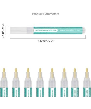 Portable Emergency Decontamination Pen Dust Oil Stain Pen Brush Rub Wipe Fabric Cloth Stain Remover Pen Stain Remover Pen Clothes Stain Remover Emergency Stain Remover Decontamination - Buy Online on GoSupps.com
