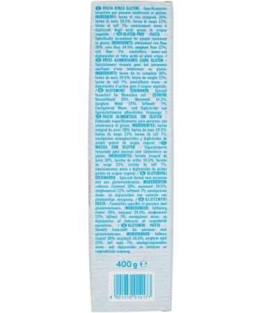  Italian Gourmet E.R. De Cecco Gluten-Free Tortiglioni N 23 Set of 5 Gluten-Free Pasta 400 g + Gourmet Italian Pulp 400 g - Buy Online on GoSupps.com