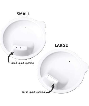 Homecraft Caring Mug - Two Handle Easy Grip Portable Travel Mug 300ml - Spill Resistant with Large Spout Opening for Children, Elderly, and Disabled Users - Non-Retail Packaging - Buy Online on GoSupps.com