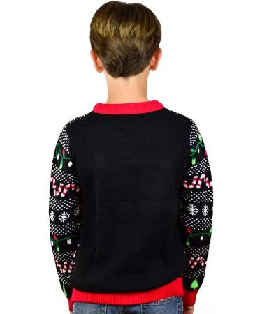 OFIMAN Family Matching Dinosaur Christmas Jumper for Kids and Adults | Ugly Xmas Outfit | Knit Pullover | Size 8-9 Years - Buy Online on GoSupps.com