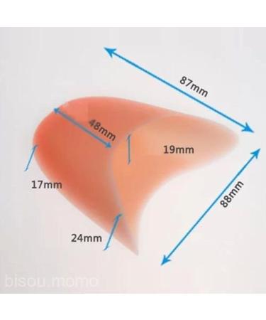 SiChun Skin-Coloured Toe Caps for Pointed Ballet Shoes - 1 Pair | Comfort & Protection for Dancers | International Shipping Available - Buy Online on GoSupps.com