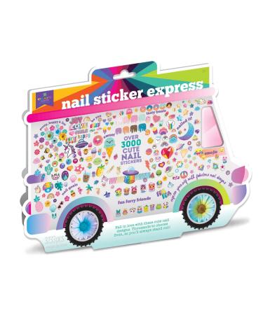 Craft-tastic   Nail Sticker Express   Nail Art Kit   Regular  Gold Foil  & Glitter Stickers   Ages 8+