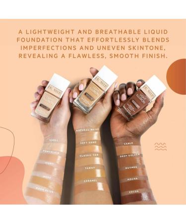 FLOWER BEAUTY Light Illusion Foundation - Warm Beige  - Buy Online on GoSupps.com