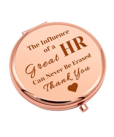 HR Appreciation Gifts HR Gift for Women Compact Makeup Mirror HR Director Gift Human Resources Gift Ideas HR Thank You Gifts Folding Makeup Mirror for HR Manager Coworker Birthday Retirement Gifts