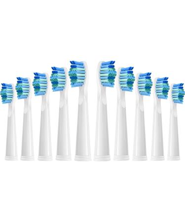 10 Replacement Brushes for Fairywill D7/D8/507/508/515/117/959 - Compatible Electric Toothbrush Heads - Buy Online on GoSupps.com