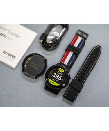 Golf Buddy Aim W11 Golf GPS Watch, Premium Full Color Touchscreen, Preloaded with 40,000 Worldwide Courses, Easy-to-use Golf Watches Black - Buy Online on GoSupps.com