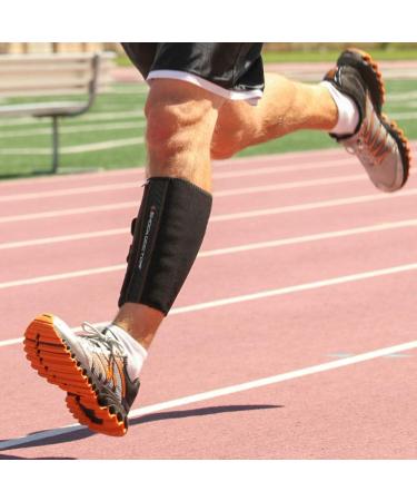 Shock Doctor Calf Shin Compression Wrap Brace - Pain Relief & Recovery for Shin Splints and Achilles Tendon | Running, Football, Basketball Support - Men and Women (1 Sleeve) - Buy Online on GoSupps.com