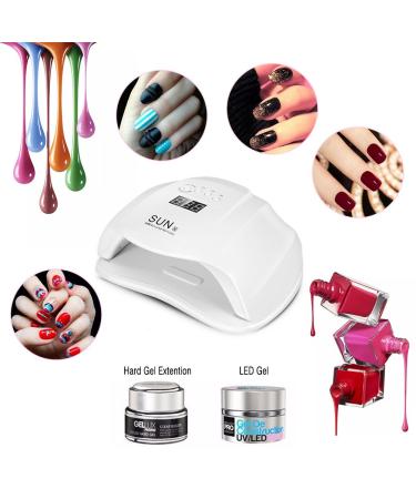 54W Nail Dryer LED Lamp for Gel Nails | Automatic Sensor Timer | Professional Nail Tools for Fingernail & Toenail Care - Buy Online on GoSupps.com