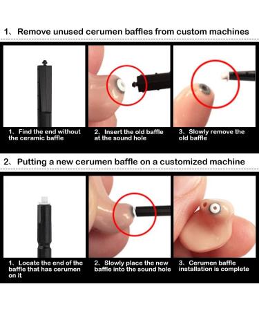 UPIQNG 8Pcs Ear Wax Guard Hearing Aid Filters Replacement Wax Protector Hearing Amplifier Hearing Aid Accessory Disposable Cleaning Tool Prevent Cerumen Dust - Buy Online on GoSupps.com