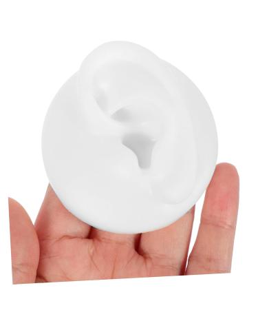 FOMIYES Realistic Silicone Ear Models - 1 Pair Decorative Fake Ear for Earring Display & Piercing | 6.50x6.20x2.50CM | Perfect for Jewelry Showcase - Buy Online on GoSupps.com