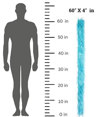 FabricLA Shaggy Faux Fur Roll - 4 X 60 Inches Trim Fur Rolls - Pastel Patch - DIY Crafts, Costume Design, Decoration - Buy Online on GoSupps.com