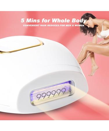 IPL Laser Hair Removal Device for Men & Women - 5 Energy Levels for Face Arms Legs & More - Buy Online on GoSupps.com
