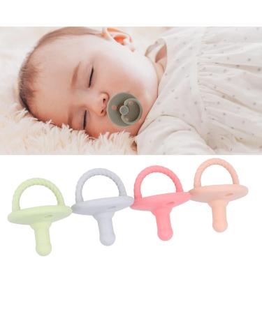 Breast-Like Pacifier Set - 4-Piece Baby Pacifier with Ventilation Holes for Comfortable Use - International Shipping Available - Buy Online on GoSupps.com