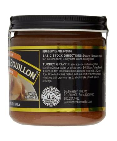 Organic Turkey Base with Roasted Turkey | USDA Organic | 38 Servings | 8oz Jar - Buy Online on GoSupps.com