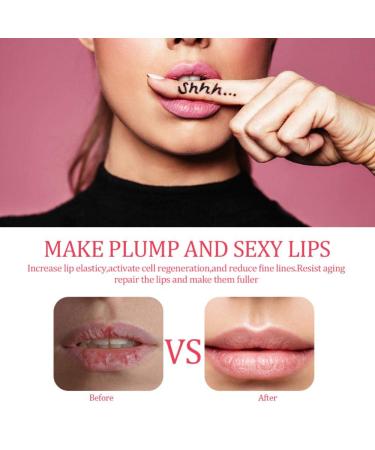 Organic Lip Plumper Serum | Enhances Lip Elasticity | Moisturizing Lip Care Stick | Reduces Fine Lines & Boosts Volume (1PC) - Buy Online on GoSupps.com