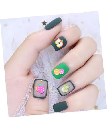 Mipcase 3200pcs Slice Nail Decoration Nail Decorations for Nail Fruit Slice Floral Decorations Clay Fruit Slice Flowers Decor Flower Ornaments Miniture Decoration Fruit Slices Love - Buy Online on GoSupps.com