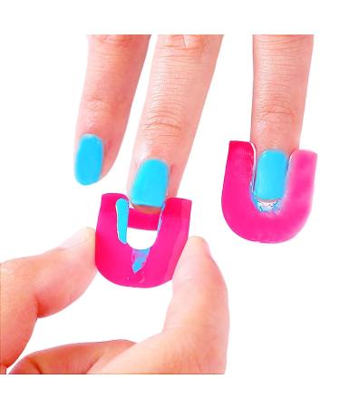 52 Pcs Nail Polish Spill Proof Protector Tools - Manicure Shield Clips for DIY Manicure - Buy Online on GoSupps.com