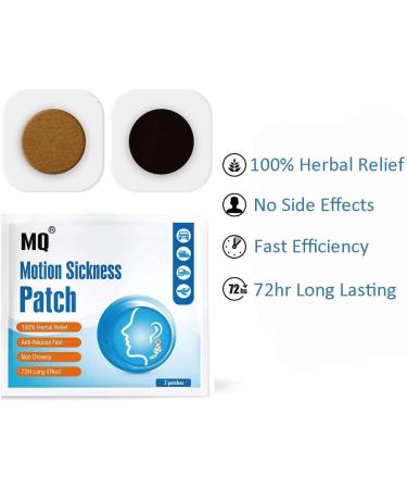 MQ Motion Sickness Patch 20 Count - Fast Relief for Nausea and Dizziness - Buy Online on GoSupps.com