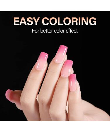 AILLSA Short Square Nail Tips - 504pcs Clear Soft Full Cover Gel Nails - Pre-shaped Acrylic Extensions for DIY Nail Salon - Buy Online on GoSupps.com
