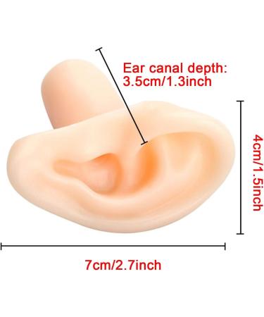 Soft Silicone Ear Template - Artificial Simulation Human Simulation Ear - Eare Acupuncture Acupuncture Point Template - for Acupuncture Soujons Loops - Buy Online on GoSupps.com