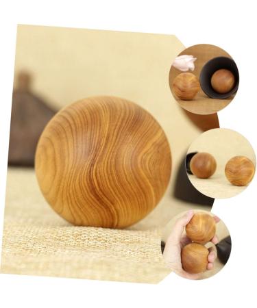 Fomiyes 4-Piece Wooden Massage Globe Set - Hand Face Foot & Neck Massage Tool for Relaxation & Therapy - Buy Online on GoSupps.com
