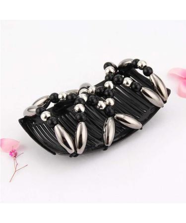 Ruluti Pearls Hair Combs - Magic Double Clips for Women & Girls | DIY Hair Styling Accessory - Buy Online on GoSupps.com