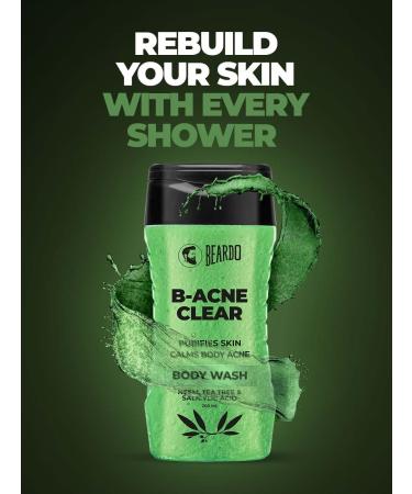 SODEN B-Acne Clear Body Wash 200ml - Neem Tea Tree & Salicylic Acid for Clear Skin - Buy Online Internationally - Buy Online on GoSupps.com