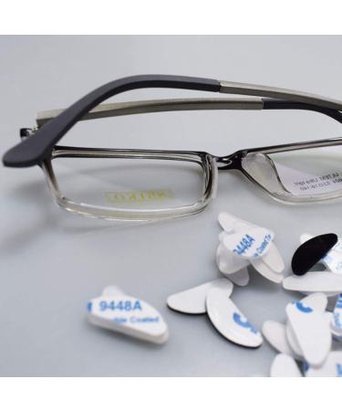 20 Pairs Anti-Slide Silicone Glasses Nose Pads - Self-Adhesive Soft Pads for Glasses & Sunglasses - Buy Online on GoSupps.com