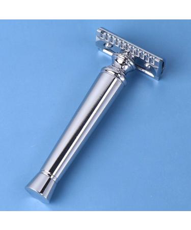 Buy Reusable Safety Razor for Men - Traditional Manual Shaving Razor | Eco-Friendly Wood Design - Buy Online on GoSupps.com