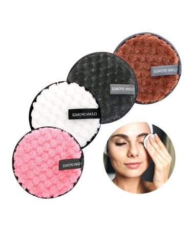 Sioppkik make-up remover cloth reusable & washable facial cleaning puff chemical-free double-sided soft microfiber remove pads-immediately with only water - Buy Online on GoSupps.com