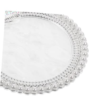  Mikinona Mikinona Gel Nail Palette Decorative Tray Nail Plates for Nail Art Manicure Paint Tray Makeup Tray Watercolor Paints Round White Resin - Buy Online on GoSupps.com