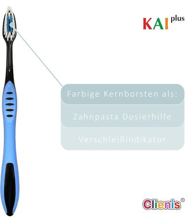 Clienis Children's Toothbrush Set (Ages 6-9) | Extra Soft Kai Plus | Care Baby Toothbrush for Primary School Kids - Buy Online on GoSupps.com
