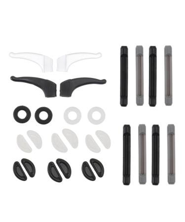 1 set of anti-slip cover for glasses slipproof glasses hook glasses protection hook glasses protection hooks temple cover made of silicone glasses legs handle pebbles