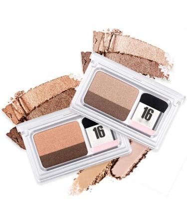 Lazy Eyeshadow Buffer 16 Brands Daily Vacation Edition Magazine Magazine Shadow with Double Colors Pallet Eye Shadow Gradient Gradient Sustainable Sustainable Uptodate - Buy Online on GoSupps.com