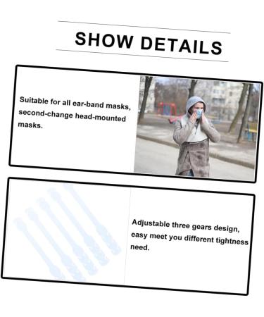 Minkissy 15 StK Adjustable Mask Bracket Ear Protection - Removable Face Cover Handles & Rope Extension Buckle for Comfortable Mask Wear - Buy Online on GoSupps.com