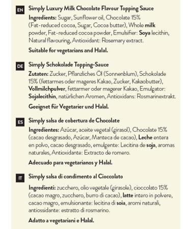 Luxury Milk Chocolate Topping Sauce - 1kg | Ready-to-Use Dessert Sauce - Buy Online on GoSupps.com