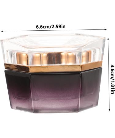 MAGICLULU Moisturizer Face Cream Creami Lotion Buttercream Skincare Containers Cosmetic Jars Cosmetic Cream Jar Glass Cream Storage Containers Purple Cream Box Travel Moisturizing Plastic - Buy Online on GoSupps.com