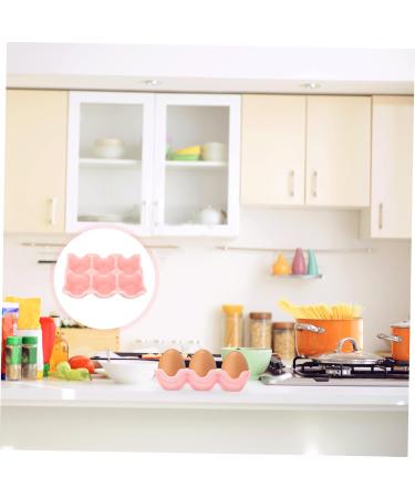 Zerodeko Containers Porcelain Storage Ceramics Pink Organizer Holder Ceramic Refrigerator -grid Container - Buy Online on GoSupps.com