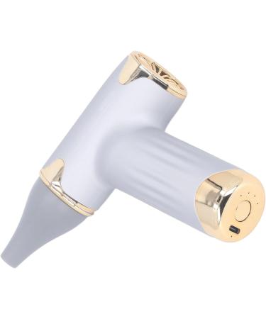 60W Electric Hair Dryer High Speed 4 Levels Wind Bladeless 1100mAh Battery Handheld Dust Blower (Silver) - Buy Online on GoSupps.com